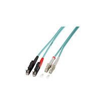 EFB R&M Duplex Patchkabel E2000-LC OM4 2m LSZH 2mm erikaviolett Grade Bm