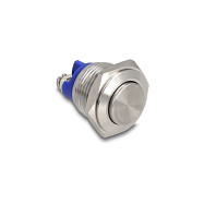 Drucktaster zum Einbau 16 mm 2 x Schraubklemme Taster hoch-0
