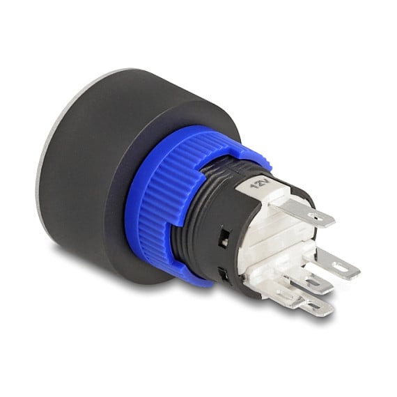 Ugradbeno tipkalo DELOCK 22 mm s bijelim LED osvjetljenjem-1