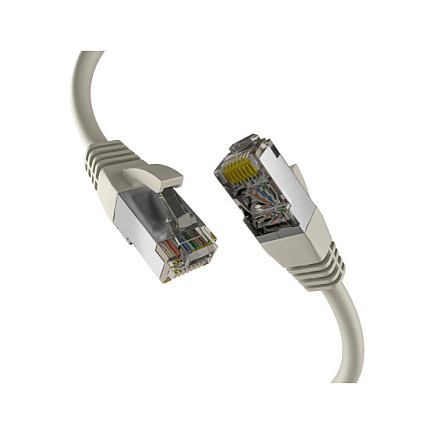 EFB RJ45 Patchkabel S/FTP PIMF Cat8.1 1.50m grau