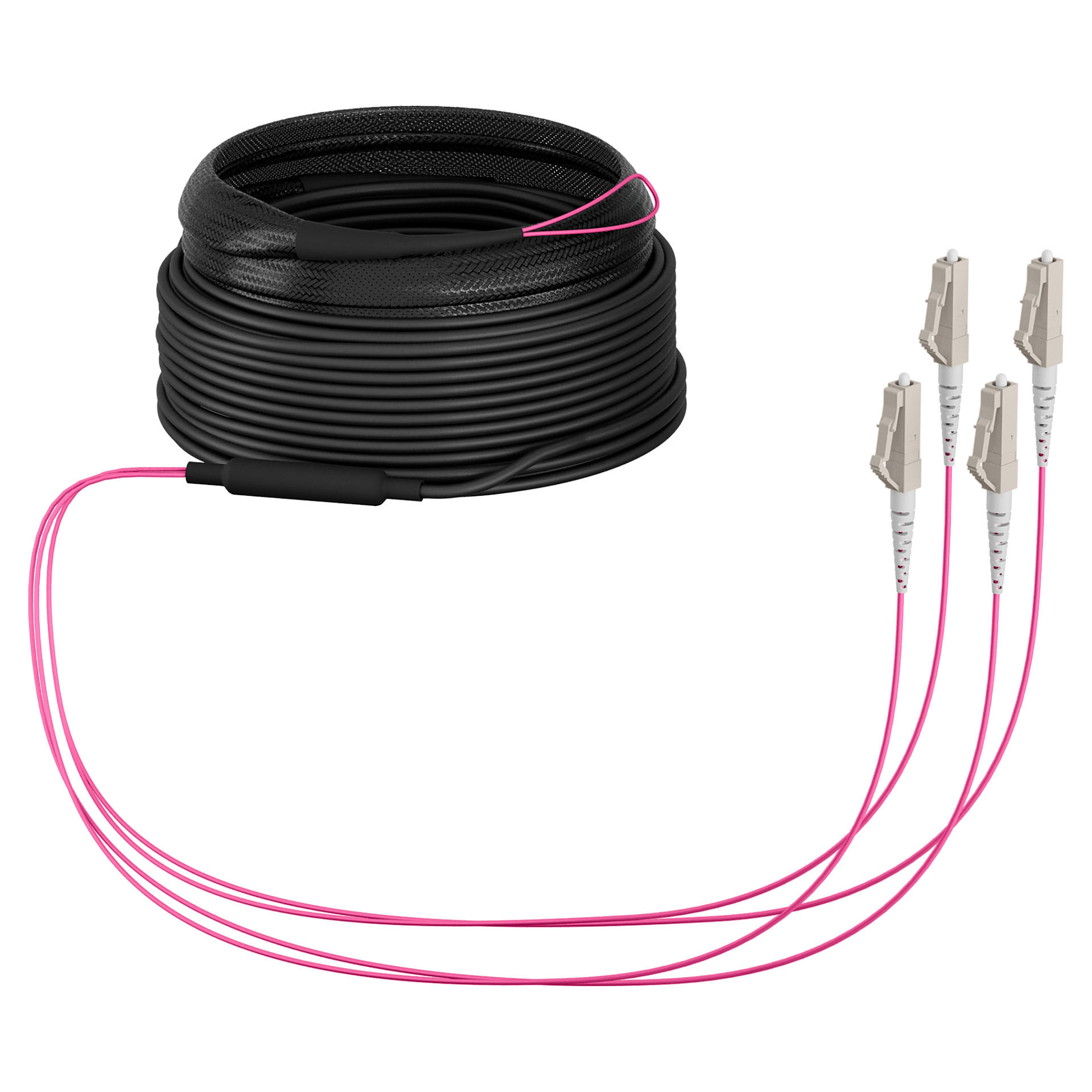 EFB Trunkkabel U-DQ(ZN)BH OM4 4G (1x4) LC-LC 20m Dca LSZH-0