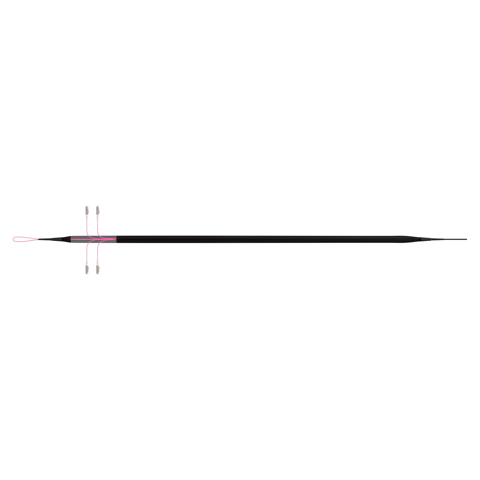 EFB Trunkkabel U-DQ(ZN)BH OM4 4G (1x4) LC-LC 200m Dca LSZH-4