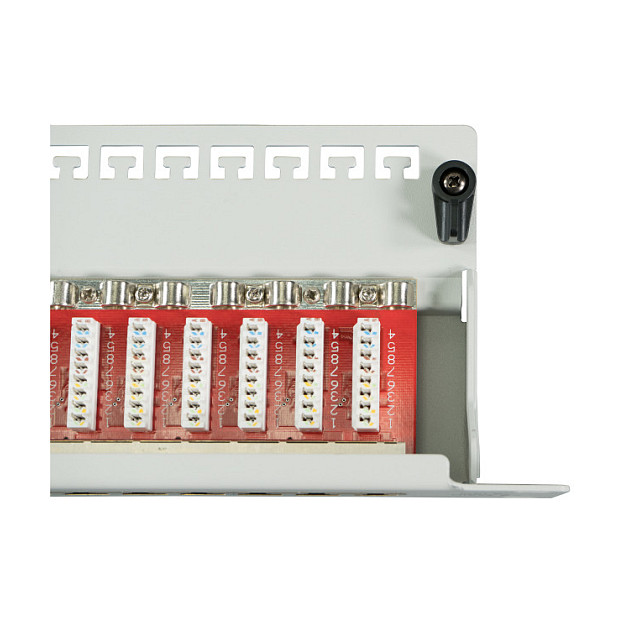 EFB Patchpanel STP 24xRJ45 Cat.6A, 19 1HE, RAL7035 grau-1