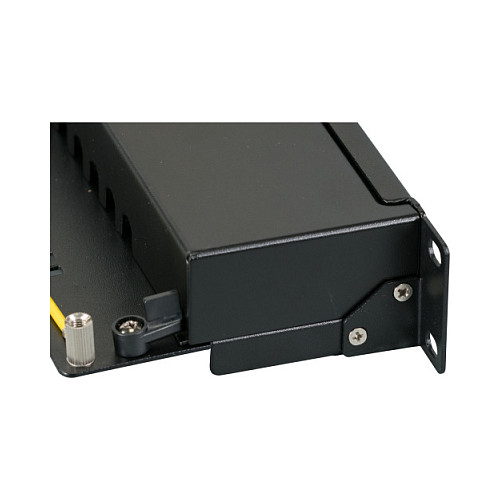 EFB Mini-Patchpanel STP 8xRJ45 Cat.6A, 10 1HE, RAL9005 schwarz-1