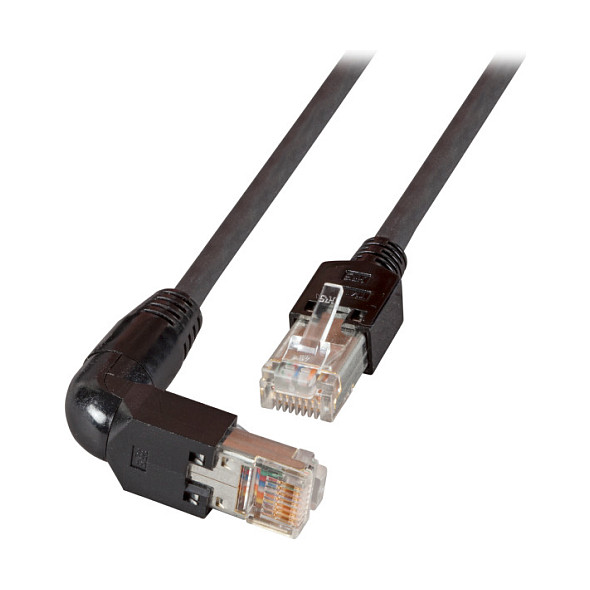 EFB RJ45 Patchkabel Cat.5e S/UTP PVC TM11 1x90 schwarz 3m-0