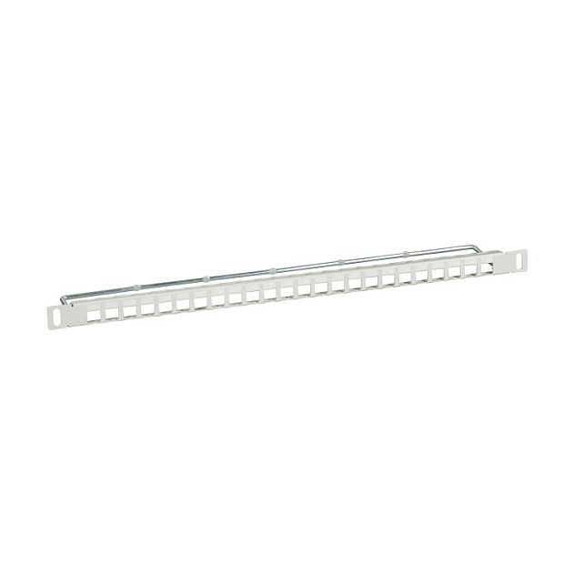 EFB Verteilerfeld 19" 0,5HE 24-Port, Metall, grau RAL7035-0