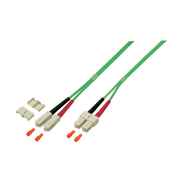 EFB Duplex Patchkabel SC-SC OM5 5m LSZH 3mm limettengrn-0
