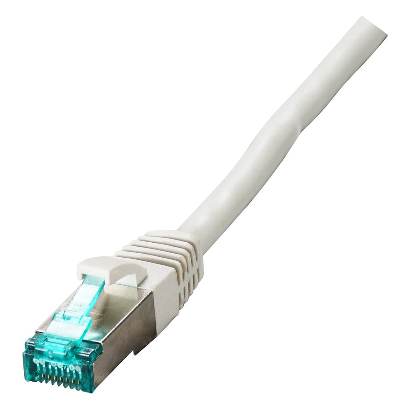 EFB RJ45 Patchkabel Cat.6A S/FTP LSZH 1x90 grau 0,25m-2