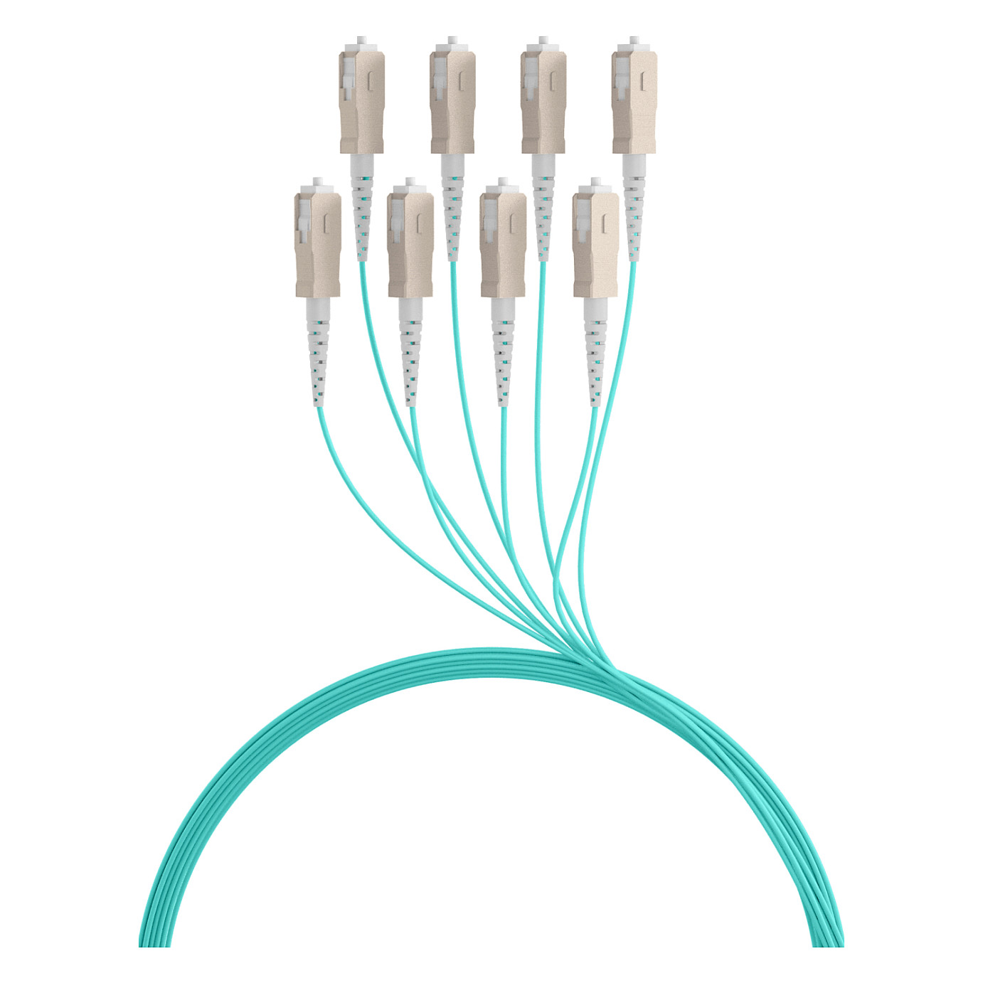 EFB Trunkkabel U-DQ(ZN)BH OM3 8G (1x8) SC-SC 80m Dca LSZH-2