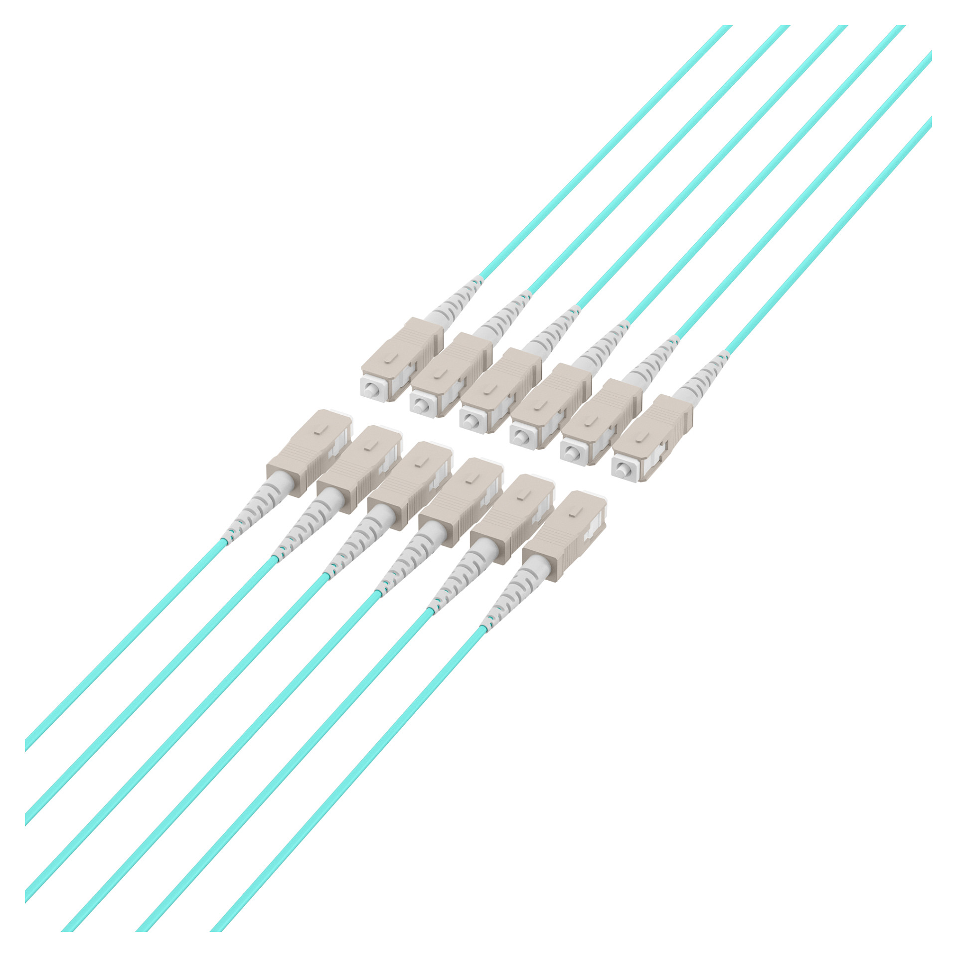 EFB Trunkkabel U-DQ(ZN)BH OM3 12G (1x12) SC-SC 130m Dca LSZH-3