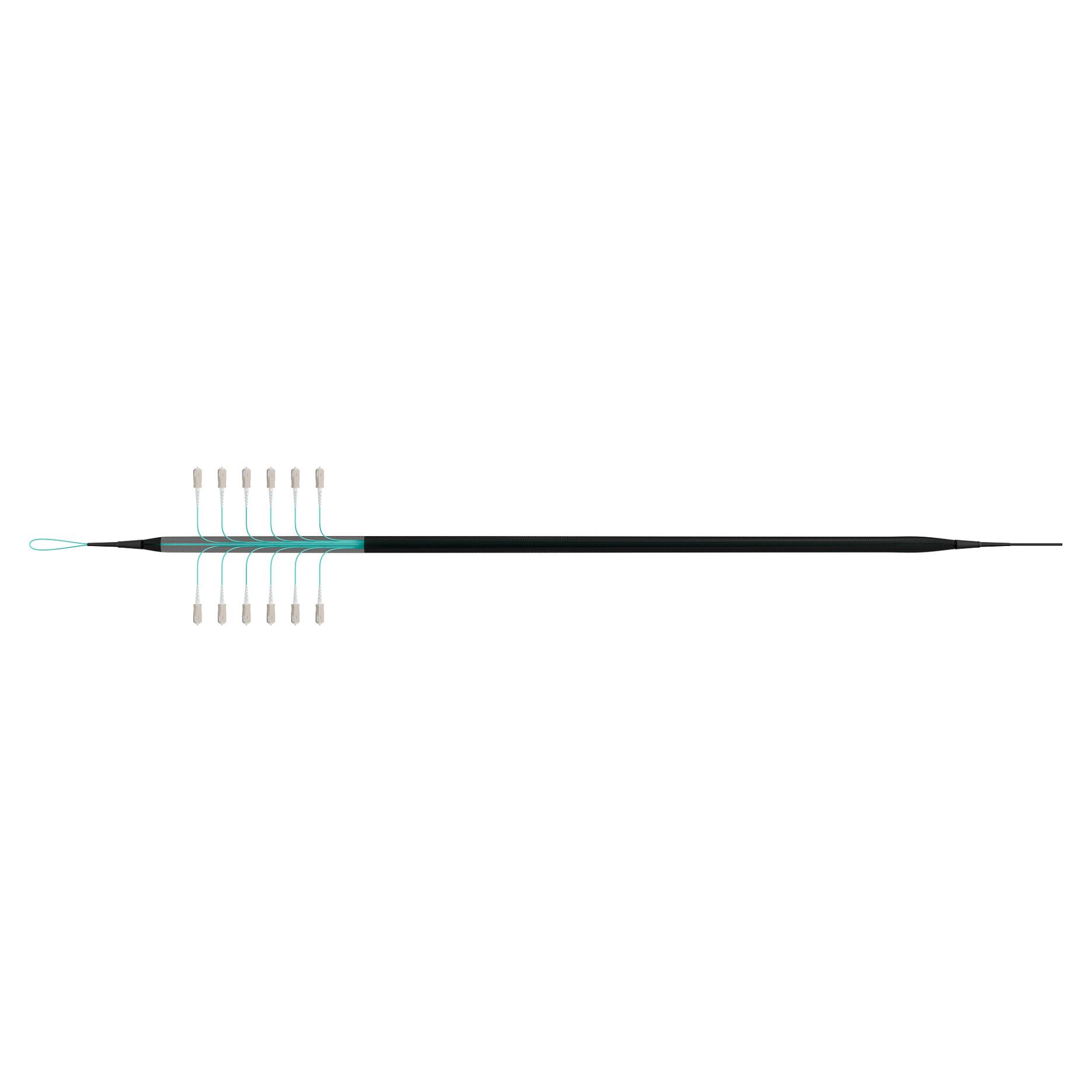 EFB Trunkkabel U-DQ(ZN)BH OM3 12G (1x12) SC-SC 150m Dca LSZH-4