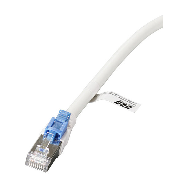 EFB RJ45 Patchkabel Cat.6A S/FTP LSZH BC AWG26 abschliebar wei 2m-2