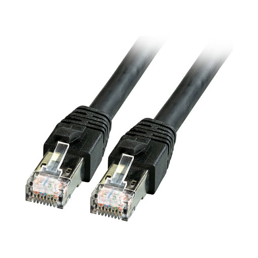 EFB RJ45 Patchkabel Cat.8.1 S/FTP LSZH BC schwarz 2m-0