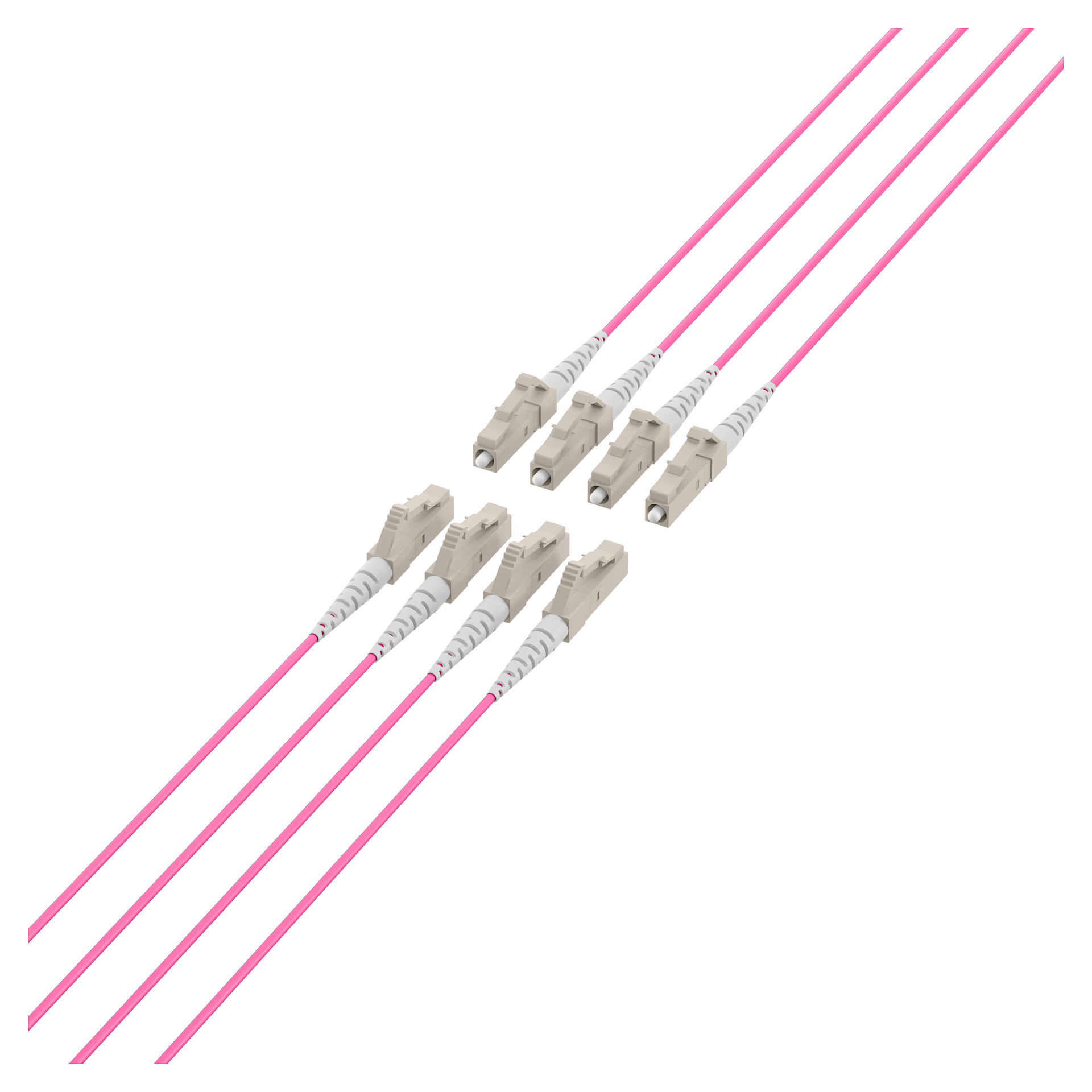 EFB Trunkkabel U-DQ(ZN)BH OM4 8G (1x8) LC-LC 80m Dca LSZH-3