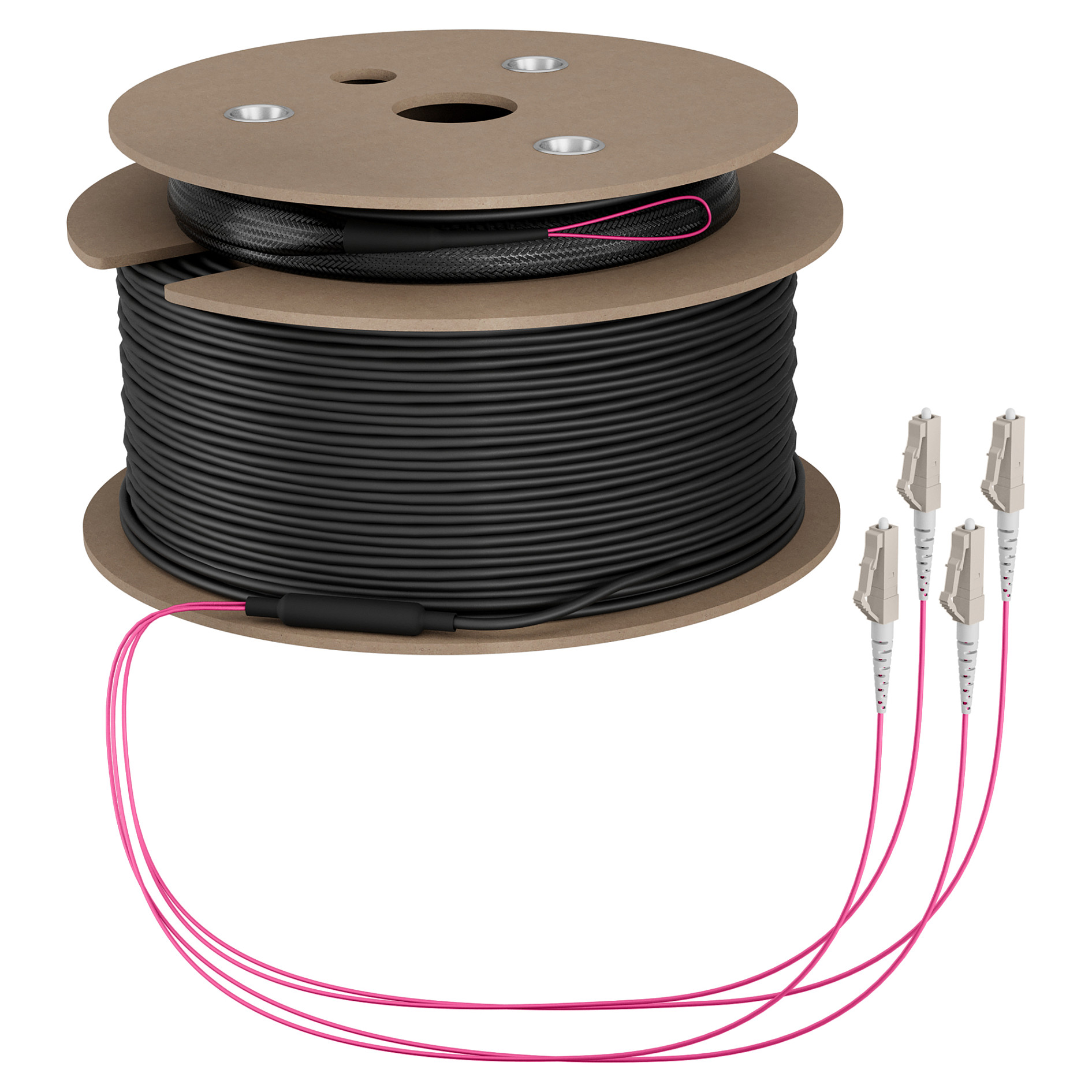 EFB Trunkkabel U-DQ(ZN)BH OM4 4G (1x4) LC-LC 50m Dca LSZH-0