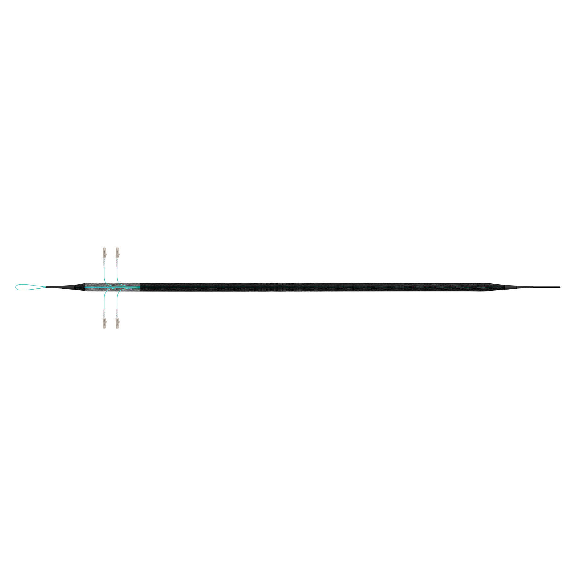 EFB Trunkkabel U-DQ(ZN)BH OM3 4G (1x4) LC-LC 80m Dca LSZH-4