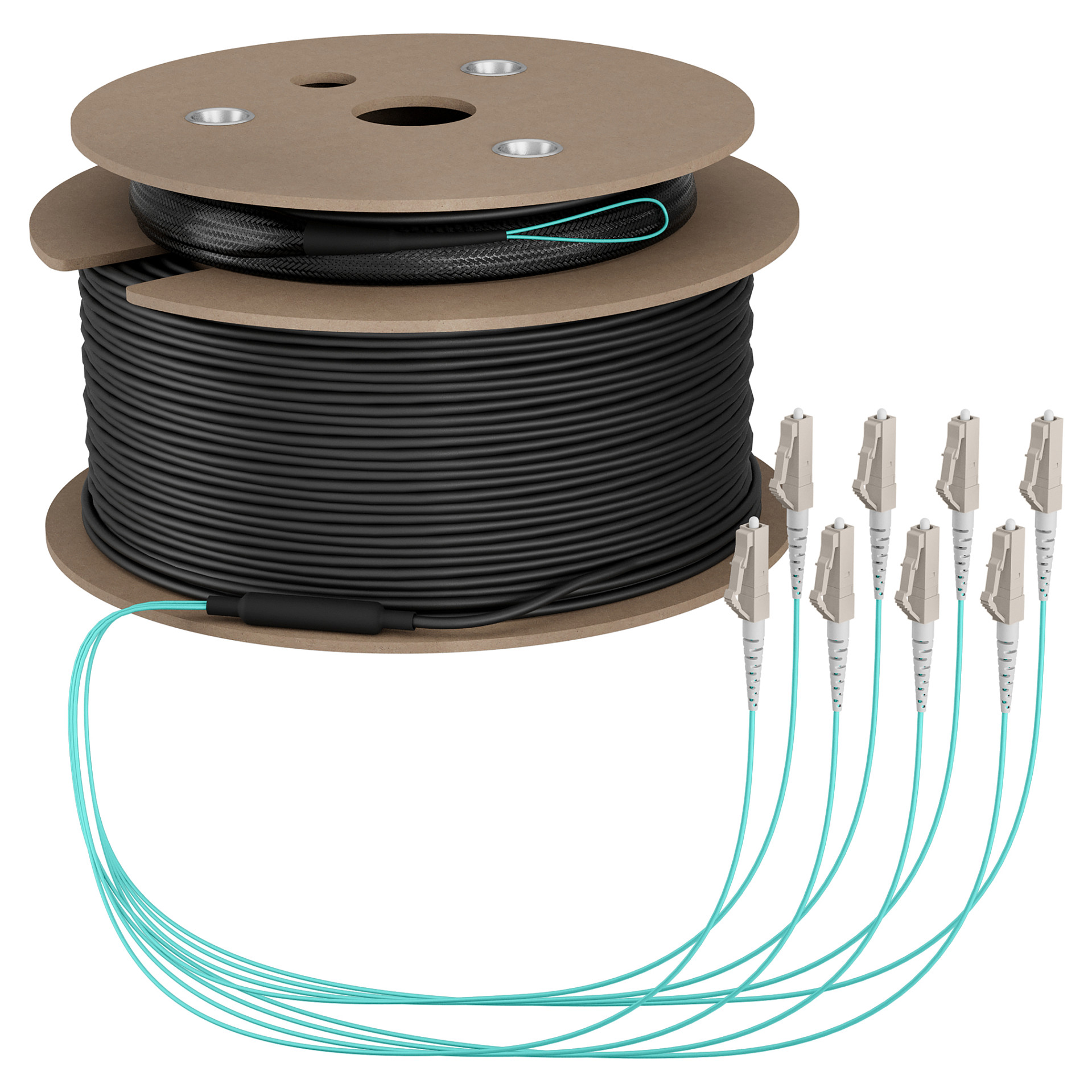 EFB Trunkkabel U-DQ(ZN)BH OM3 8G (1x8) LC-LC 70m Dca LSZH