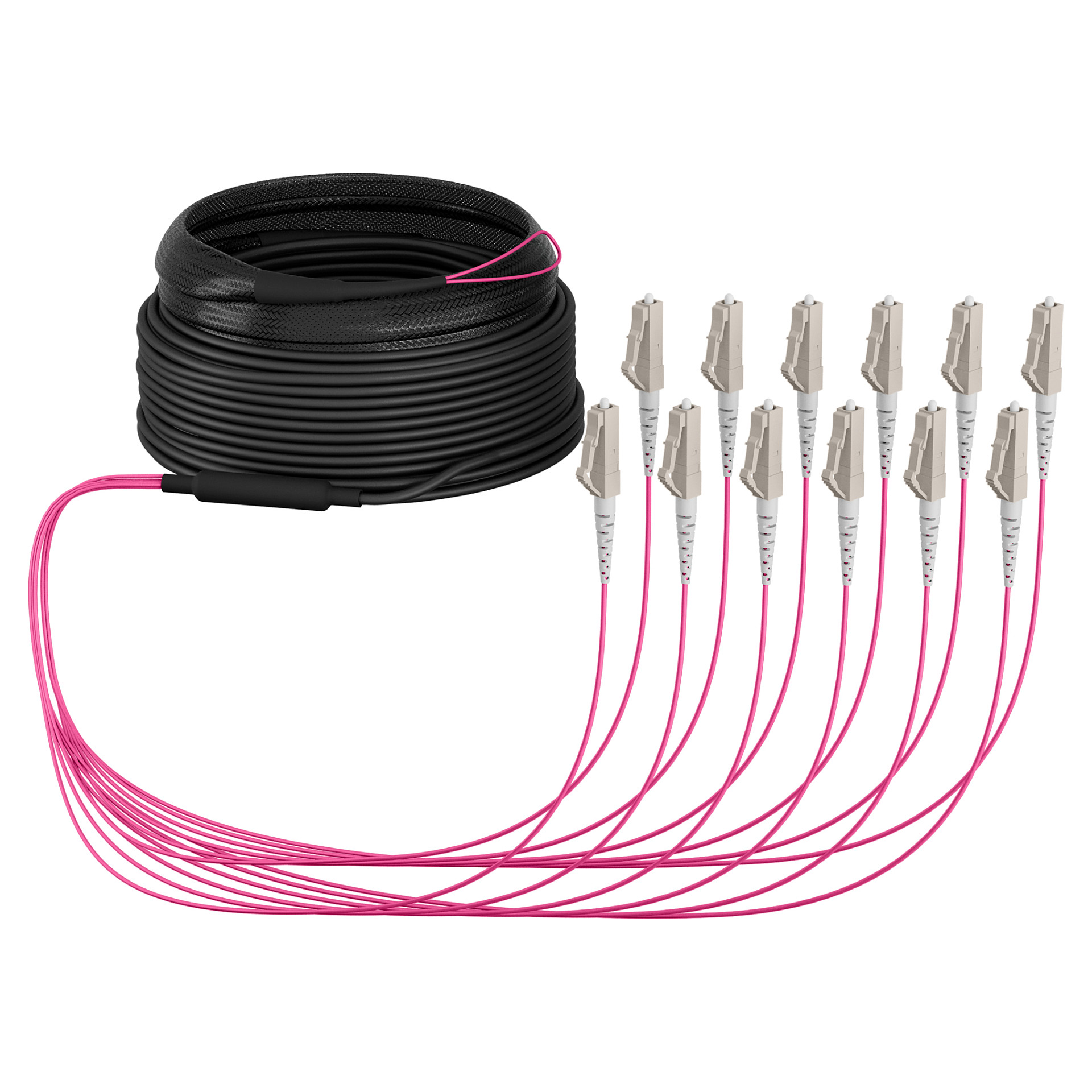 EFB Trunkkabel U-DQ(ZN)BH OM4 12G (1x12) LC-LC 10m Dca LSZH-0