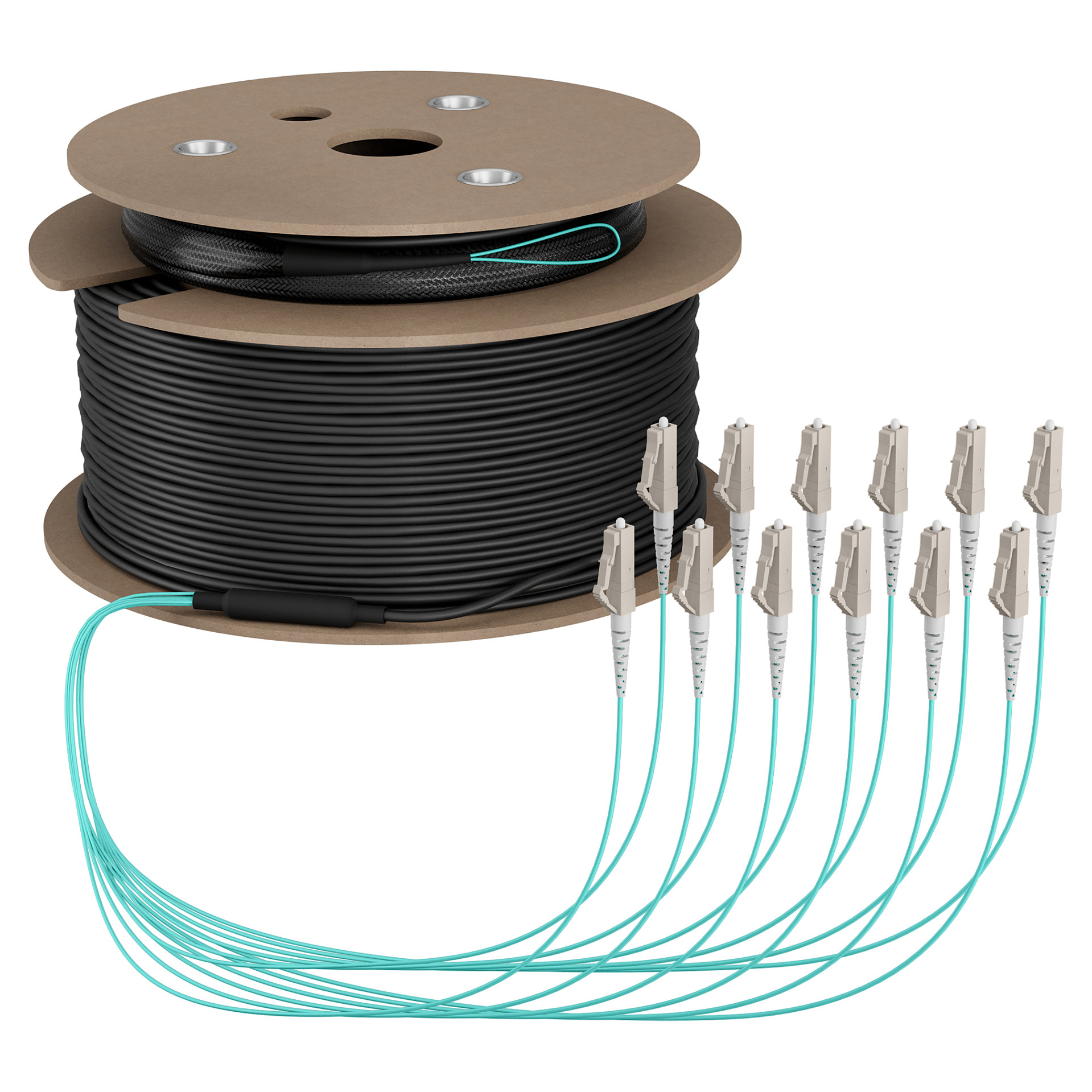 EFB Trunkkabel U-DQ(ZN)BH OM3 12G (1x12) LC-LC 80m Dca LSZH-3