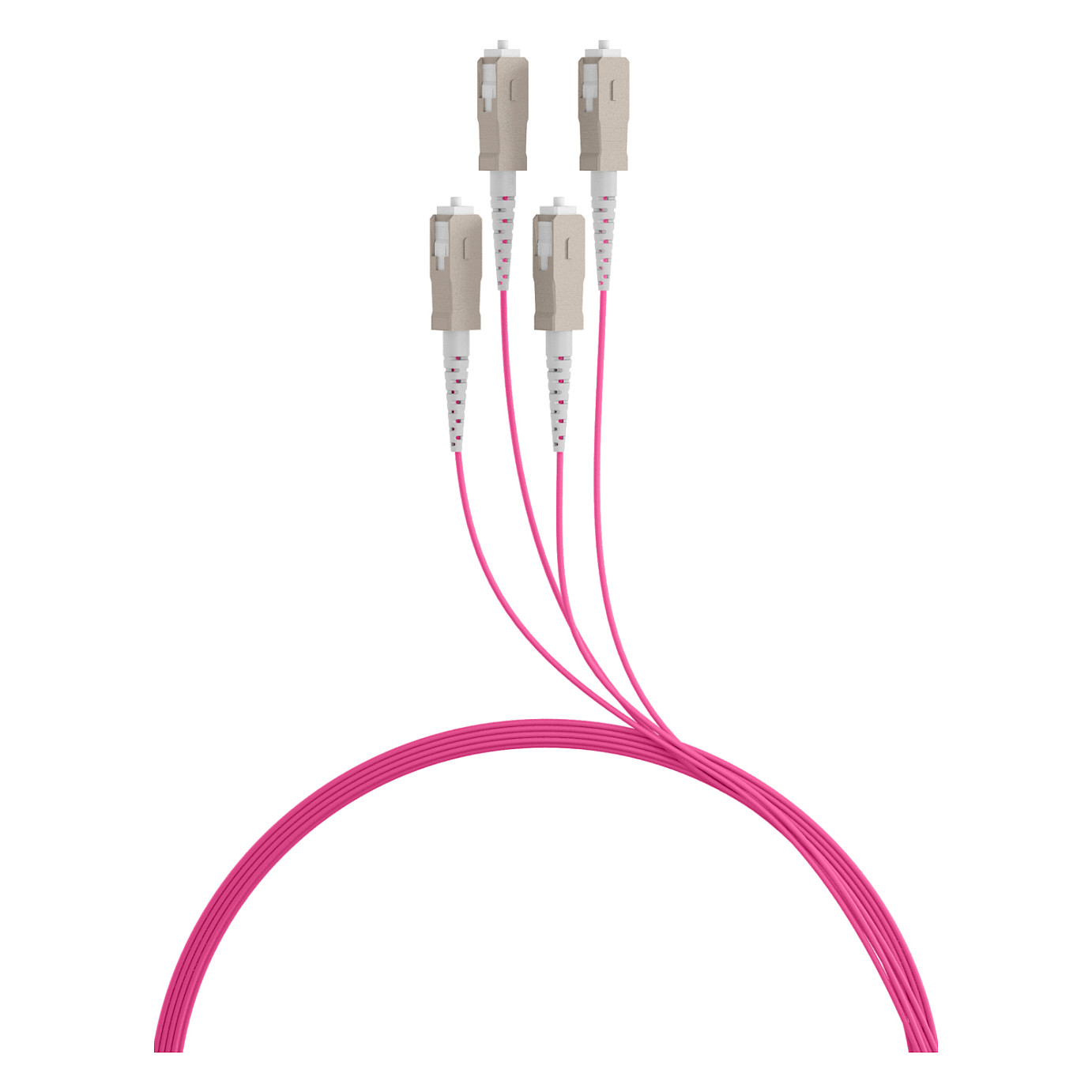 EFB Trunkkabel U-DQ(ZN)BH OM4 4G (1x4) SC-SC 70m Dca LSZH-2