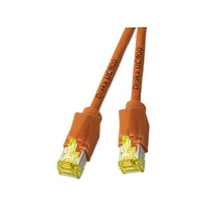 EFB RJ45 Patchkabel Cat.6A S/FTP LSZH Draka UC900 TM31 orange 5m-0
