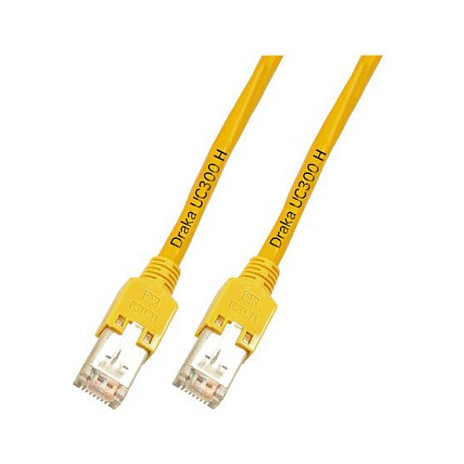 EFB RJ45 Patchkabel Cat.5e F/UTP LSZH Draka UC300 TM11 gelb 2m-0