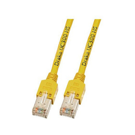 EFB RJ45 Patchkabel Cat.5e SF/UTP LSZH Draka UC300 TM11 gelb 5m