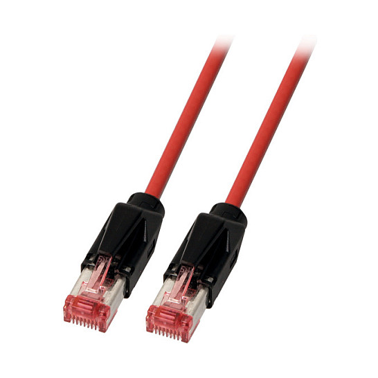 EFB RJ45 Patchkabel Cat.6A S/FTP PUR Draka UC900 TM21 rot 2m