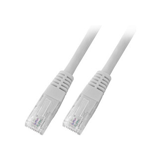 EFB RJ45 Patchkabel Cat.6 U/UTP PVC CCA grau 0,25m-0