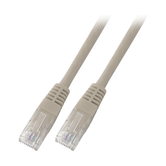 EFB RJ45 Patchkabel Cat.5e U/UTP PVC CCA grau 7,5m-0