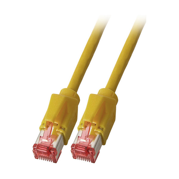 EFB RJ45 Patchkabel Cat.6A S/FTP LSZH Dtwyler 7702 TM21 gelb 1,5m-0