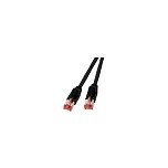 EFB RJ45 Patchkabel Cat.6A S/FTP LSZH Draka UC900 TM21 schwarz 2m-0