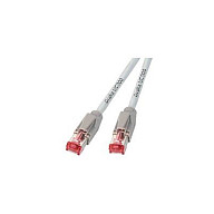 EFB RJ45 Patchkabel Cat.6A S/FTP LSZH Draka UC900 TM21 grau 20m