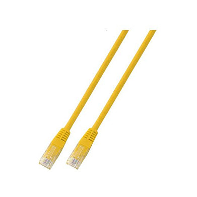 EFB RJ45 Patchkabel Cat.6 U/UTP PVC CCA gelb 3m-0