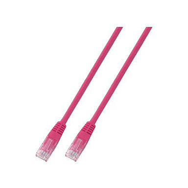 EFB RJ45 Patchkabel Cat.6 U/UTP PVC CCA magenta 10m-0