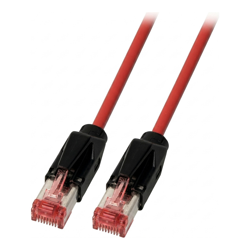 EFB RJ45 Patchkabel Cat.6A S/FTP PUR Draka UC900 TM21 rot 1,5m