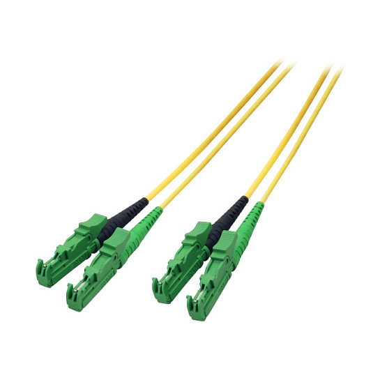 EFB R&M Duplex Patchkabel E2000/APC-E2000/APC OS2 0,5m LSZH 3mm gelb G657A1 Grade C-0