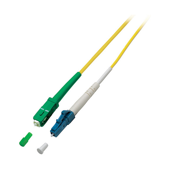 EFB Simplex Patchkabel LC-SC/APC OS2 G657A2 2m LSZH 2mm gelb