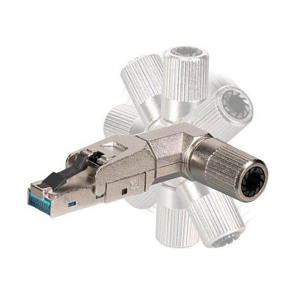 EFB RJ45 Premium Stecker STP, Cat.6A/ClassEA feldkonfektionierbar, vollmetall-2