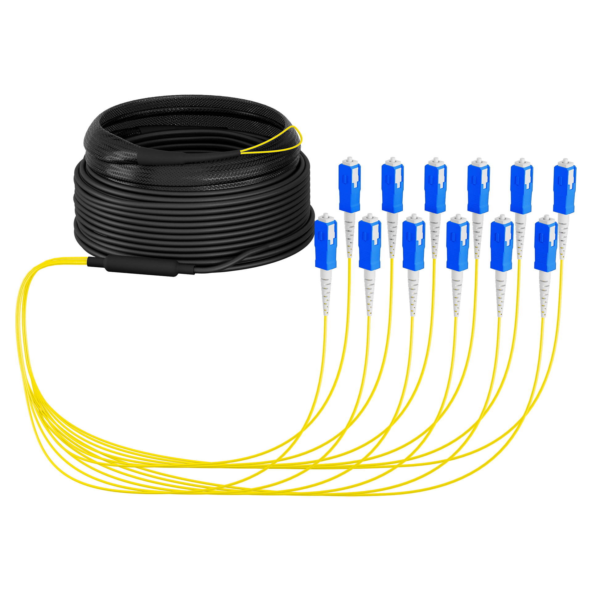 EFB Trunkkabel U-DQ(ZN)BH OS2 12E (1x12) SC-SC 40m Dca LSZH G657A1-0
