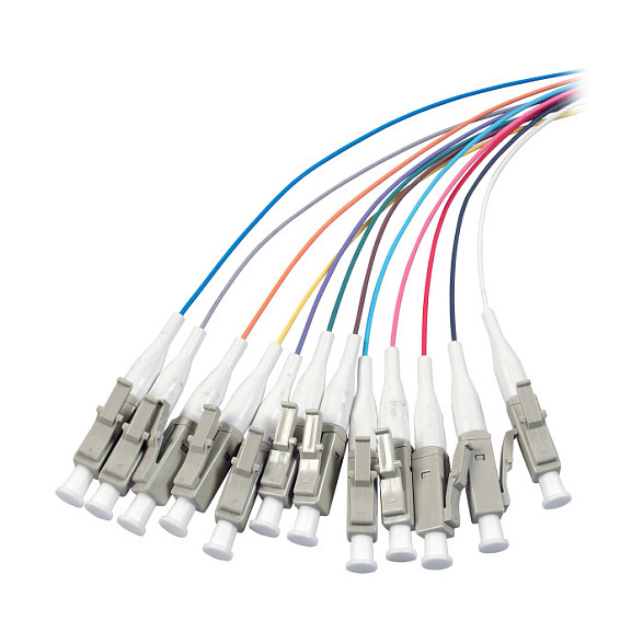 EFB Faserpigtail LC OM3 farbiges Set 2m - 12 Stck-0