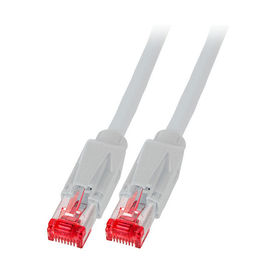 EFB RJ45 Patchkabel Cat.6A S/FTP LSZH Draka UC900 TM21 grau 1,5m-0