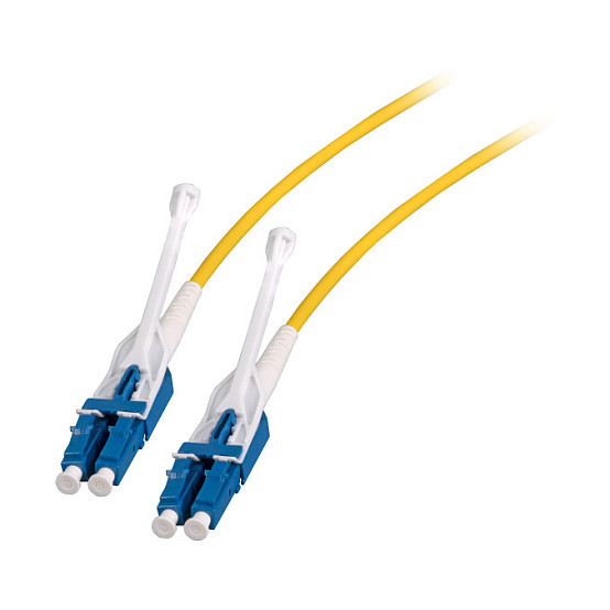 EFB Duplex Patchkabel Push/Pull LC-LC OS2 G657A1 3m LSZH 3mm gelb-0