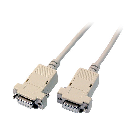 EFB Serielles Laplink Kabel , 2x DSub 9, Bu.-Bu., 3,0m, beige-0