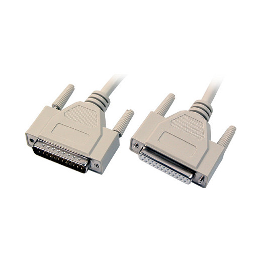 EFB Datenkabel seriell 1:1, 2x DSub 25, St.-Bu., 5,0m, beige-0