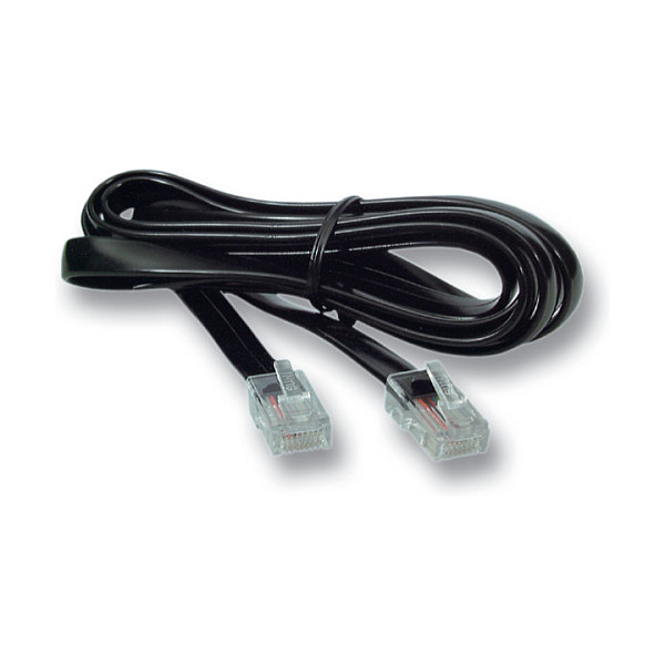 Modularni kabel EFB ELEKTRONIK RJ12 (6P6C) na RJ45 (8P8C), 3m, crna boja