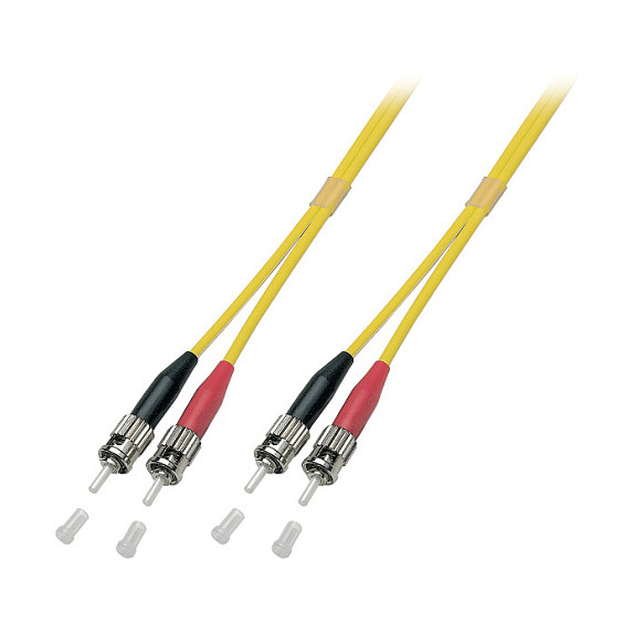 Optički kabel EFB ELEKTRONIK Duplex ST-ST OS2 20m žuta boja-0