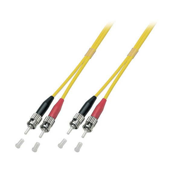 EFB Duplex Patchkabel ST-ST OS2 G652D 5m LSZH 3mm gelb