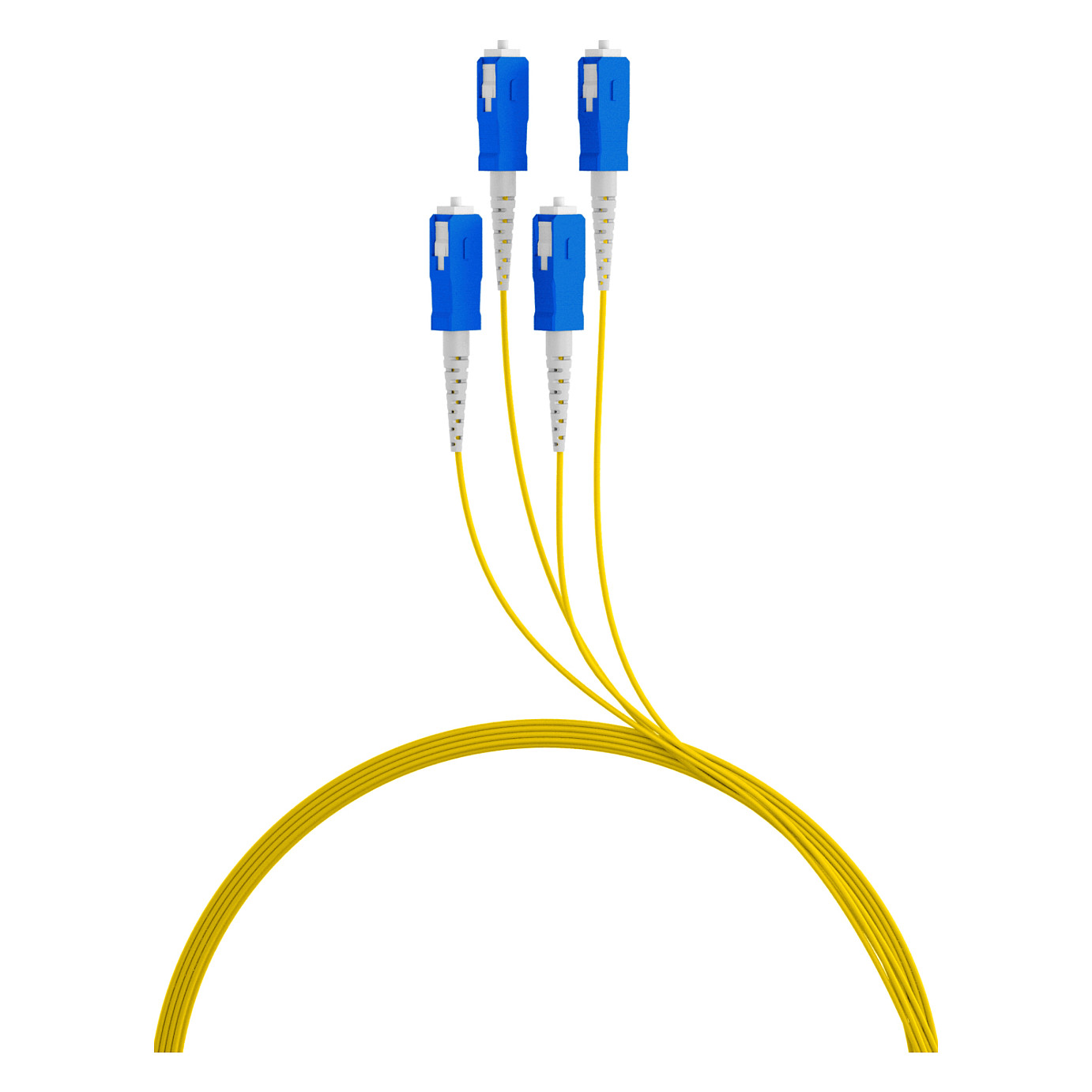 EFB Trunkkabel U-DQ(ZN)BH OS2 4E (1x4) SC-SC 80m Dca LSZH G657A1-2