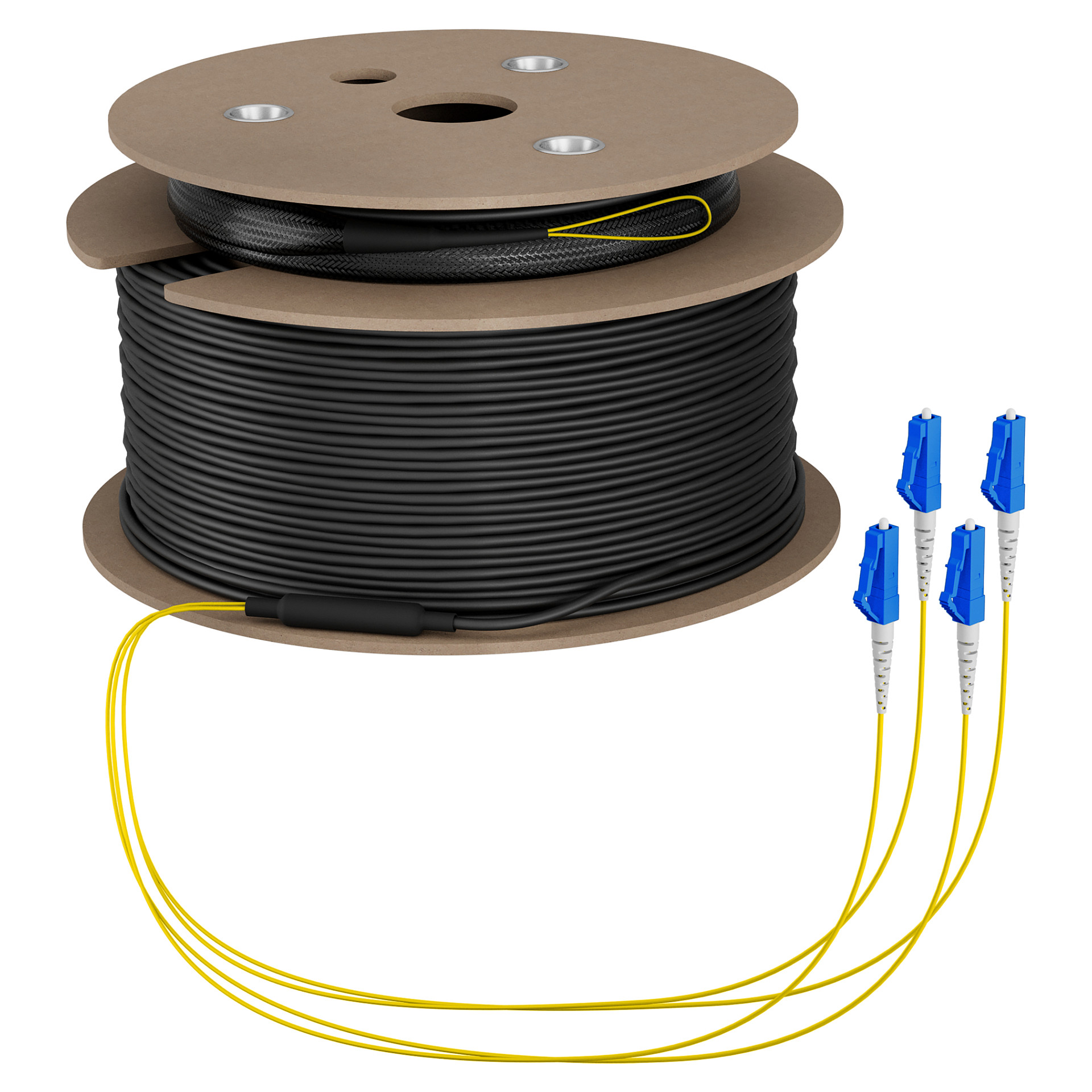 EFB Trunkkabel U-DQ(ZN)BH OS2 4E (1x4) LC-LC 160m Dca LSZH G657A1-0